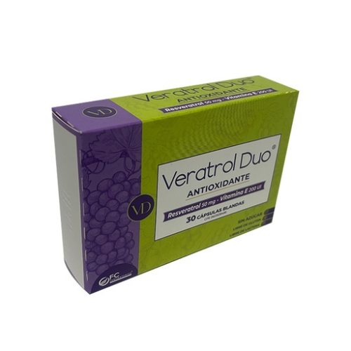 VERATROL DUO RESVERATROL VITAMINA E CAP X 30